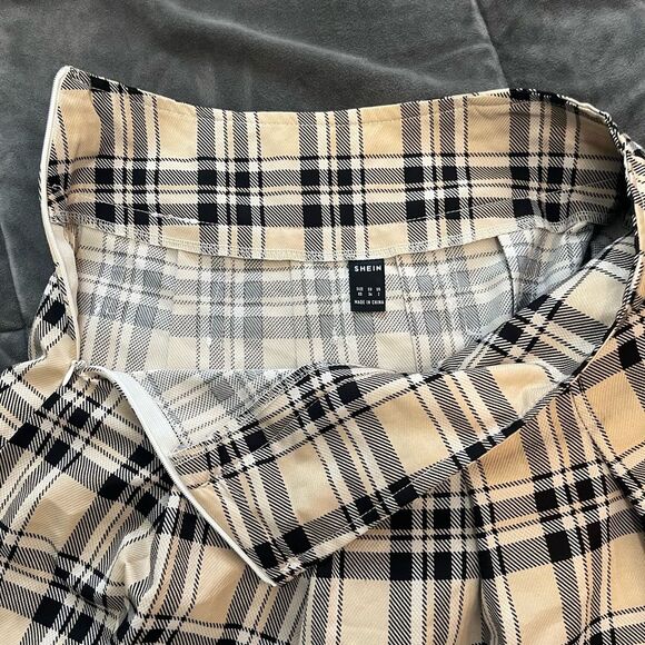 Plaid Pleated Micro Mini Academia Fall Skirt - Picture 4 of 6